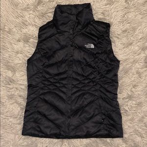 Black North Face Vest